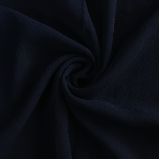 Georgette - Dark Navy Blue