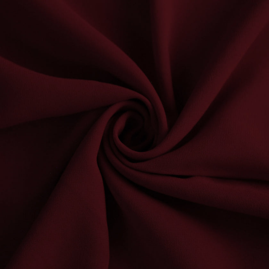 Georgette - Deep Maroon